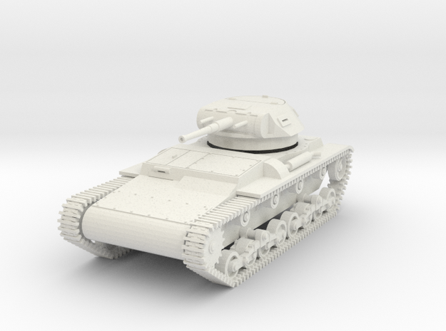 PV137 Verdeja 1 Light Tank (1/48) in White Natural Versatile Plastic