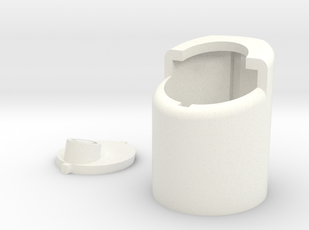 5c Cred Dispenser - Netrunner in White Processed Versatile Plastic