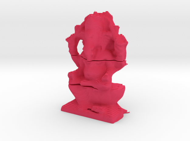 Ganesha Layered in Pink Processed Versatile Plastic