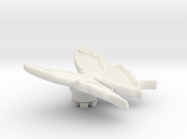 FLEURISSANT - Butterfly #1 in White Natural Versatile Plastic