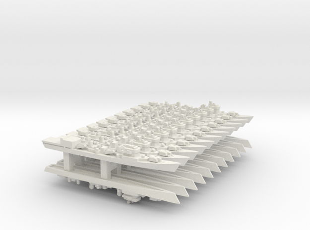 051 Destroyer Complete Pack, 22pc, 1/3000 in White Natural Versatile Plastic