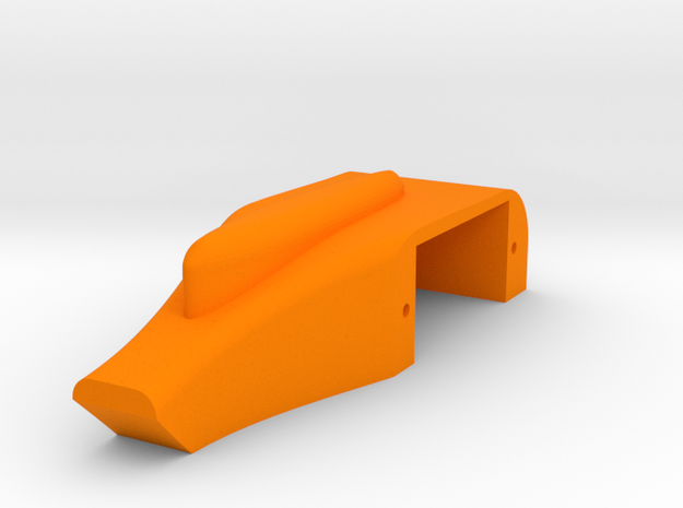 Quadra Bot - Lower Leg (Purchase x4) in Orange Processed Versatile Plastic