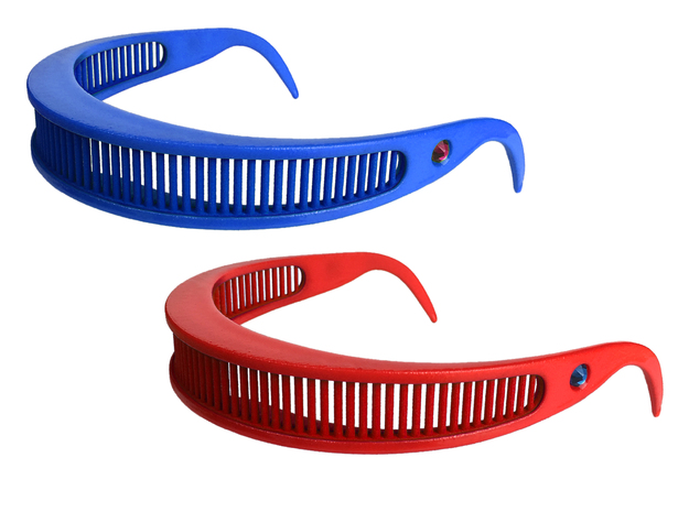 Star Trek Visor Shades in Blue Processed Versatile Plastic: Small