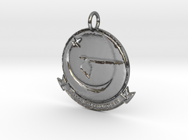 VFA-94 Pendant in Polished Silver