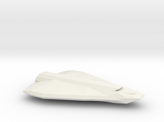 Gargantua-Class Shuttlecraft in White Natural Versatile Plastic