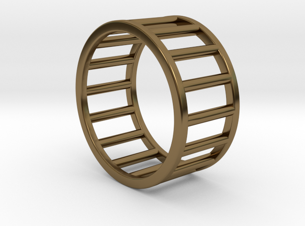 Albaro Ring- Size,8 in Polished Bronze