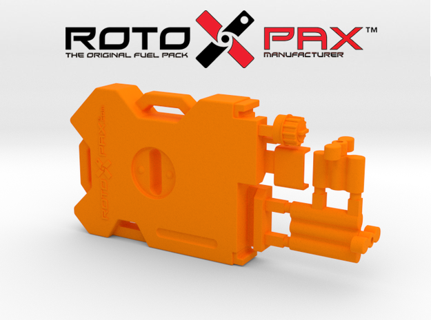 AJ10044 RotopaX Emergency Pack - ORANGE in Orange Processed Versatile Plastic