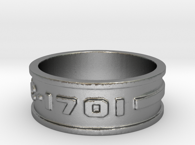 jewelry NCC-1701 ring in Natural Silver: 10 / 61.5