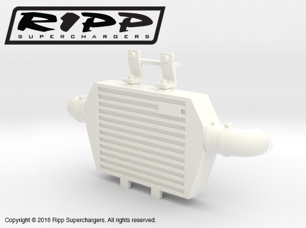 RS10003 Ripp Intercooler JK - WHITE in White Processed Versatile Plastic