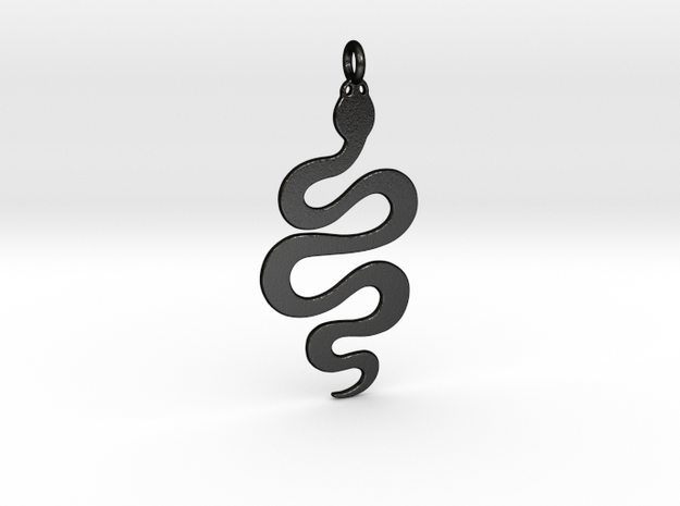 Snake in Matte Black Steel