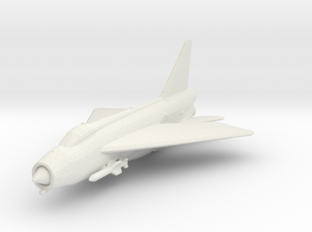 English Electric Lightning (with Firestreak) in White Natural Versatile Plastic: 1:200