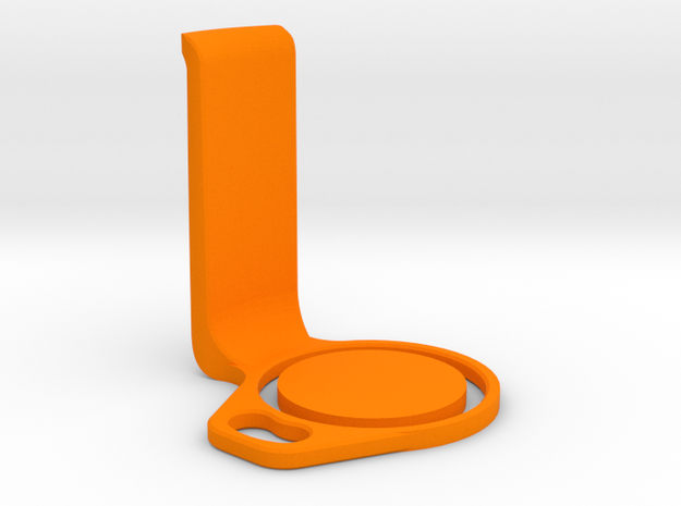 Pin Pointer Clip in Orange Processed Versatile Plastic