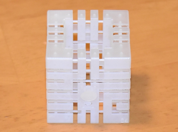 "Educational toys" 3D_Printer Maze No.4 in Smooth Fine Detail Plastic: Small