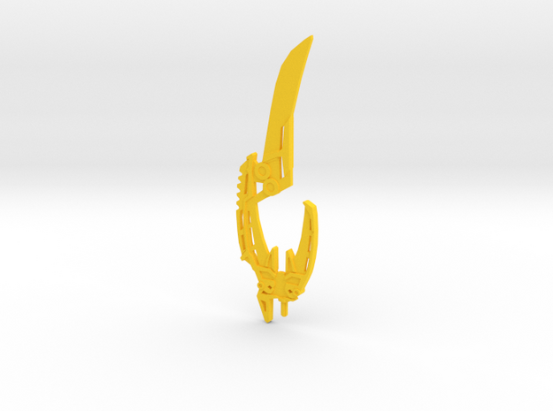 Mata Nui's Sword - Movie Edition in Yellow Processed Versatile Plastic