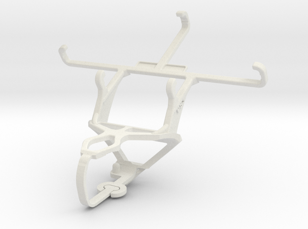 Controller mount for PS3 & Panasonic T45 in White Natural Versatile Plastic