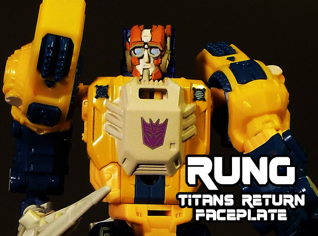 Rung Faceplate (Titans Return-Compatible) in Smooth Fine Detail Plastic