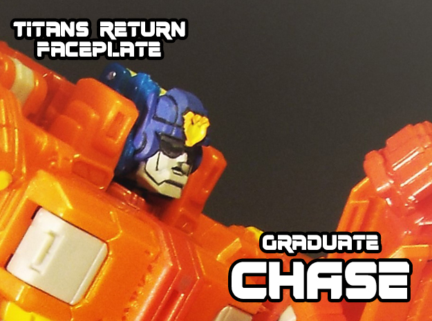 Graduate Chase Faceplate (Titans Return) in Smooth Fine Detail Plastic