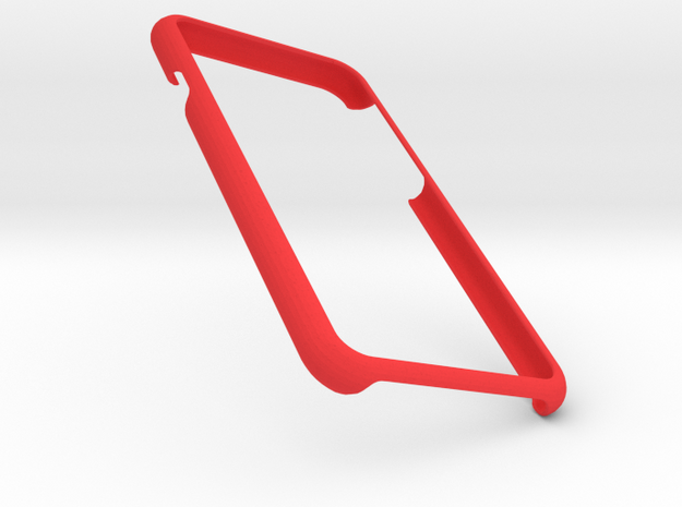 Iphone 7 Simple Frame in Red Processed Versatile Plastic