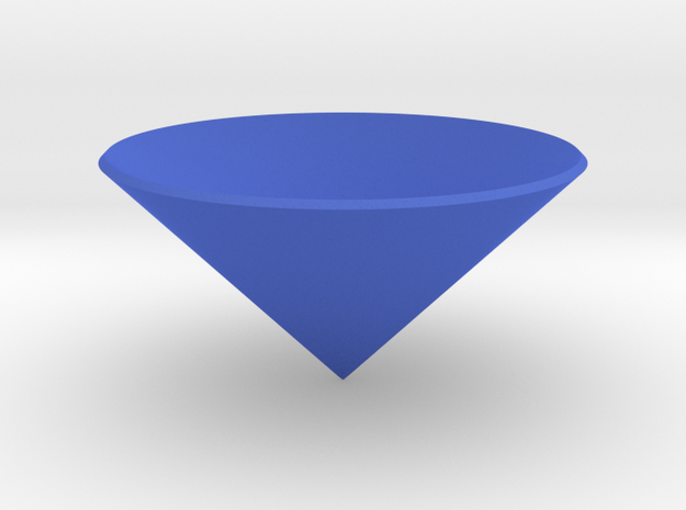 Cone: Tiny in Blue Processed Versatile Plastic