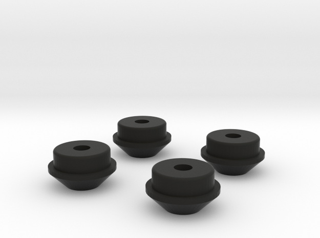 spring cups for scx10 shocks in Black Natural Versatile Plastic