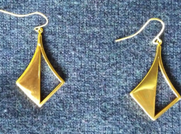 Di Earring 17 02ar in 14k Gold Plated Brass