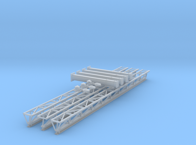 O Scale Fall Protection Truss in Tan Fine Detail Plastic