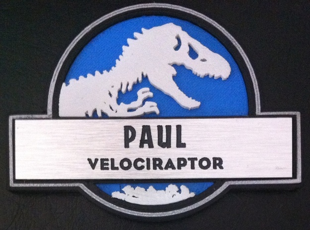 Jurassic World Badge Part 1: Add your own name 
