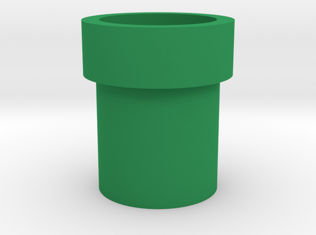 Mario Pipe Flowerpot in Green Processed Versatile Plastic