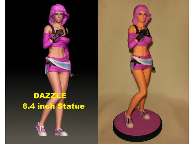 "Dazzle" (80's Inspired Pop Star) 6.4 inch Statue