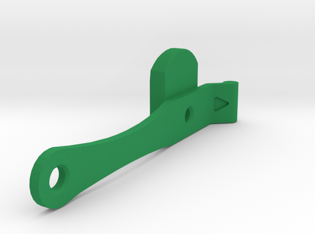 Open 5.00 Clip Smoteur Gauche in Green Processed Versatile Plastic