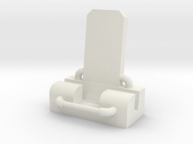 iPhone 7 Pipe Throne Stand in White Natural Versatile Plastic