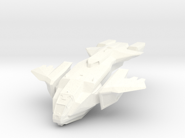 Halo Pelican Ship 11cm spaceship in White Processed Versatile Plastic