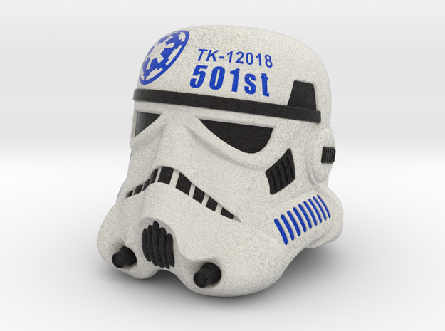 501st Stormtrooper Helmet-TK-12018 in Full Color Sandstone