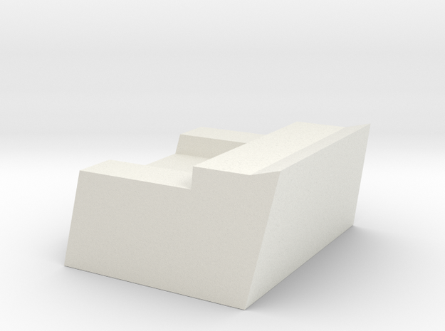 1/96 scale Burke - CWIS Rear Chair in White Natural Versatile Plastic