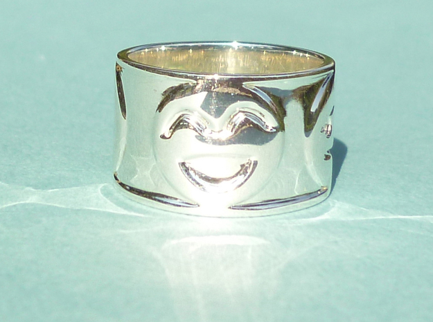 Emotion Ring (Size 7) in Fine Detail Polished Silver