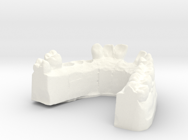 Boca Imprimir 3D in White Processed Versatile Plastic