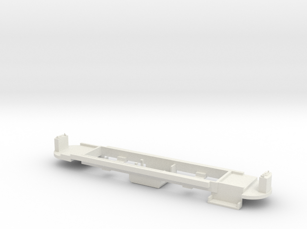 Chassis Johannesburg Streamliner 4mm in White Natural Versatile Plastic
