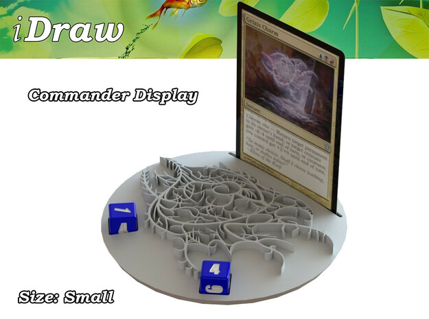 Commander Display Grixis in White Natural Versatile Plastic: Small