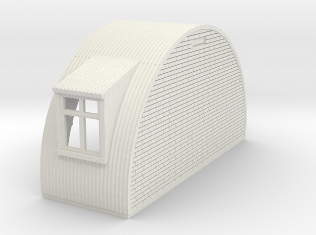 N-76-end-brick-nissen-hut-2-wind-1a in White Natural Versatile Plastic