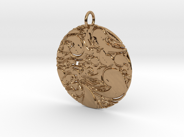 Knowble Nephew Pendant in Polished Brass