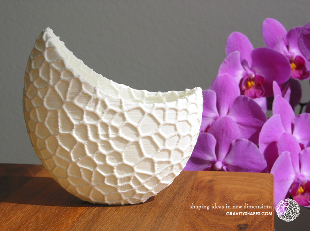 Organic flower pot / Voronoi Vase (12 cm)