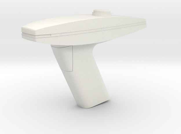 Type 2 Phaser (Star Trek The Motion Picture), 1/6 in White Natural Versatile Plastic