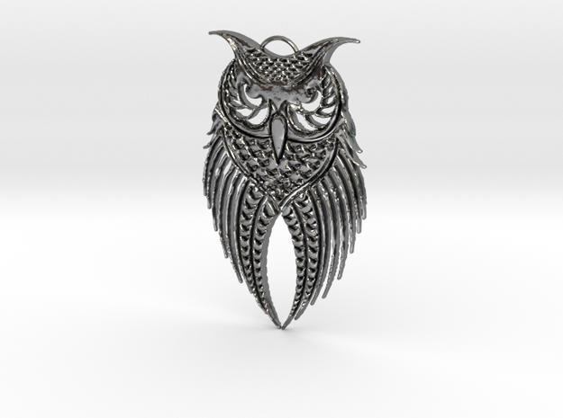 Who's Owling? in Polished Silver