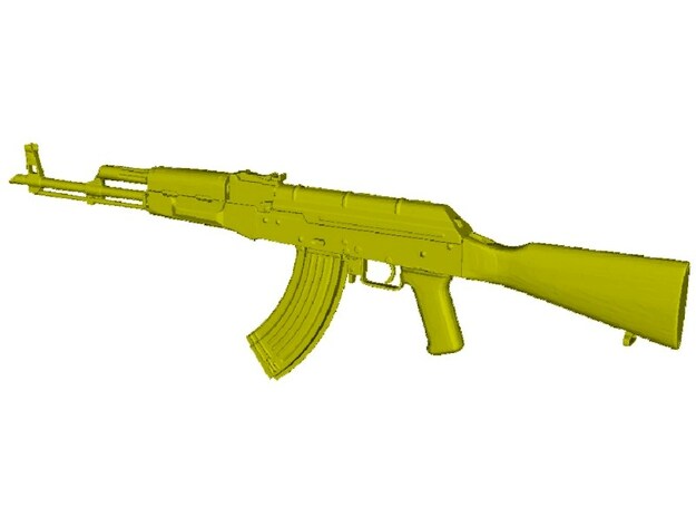 1/16 scale Avtomat Kalashnikova AK-47 rifle x 1 in Tan Fine Detail Plastic