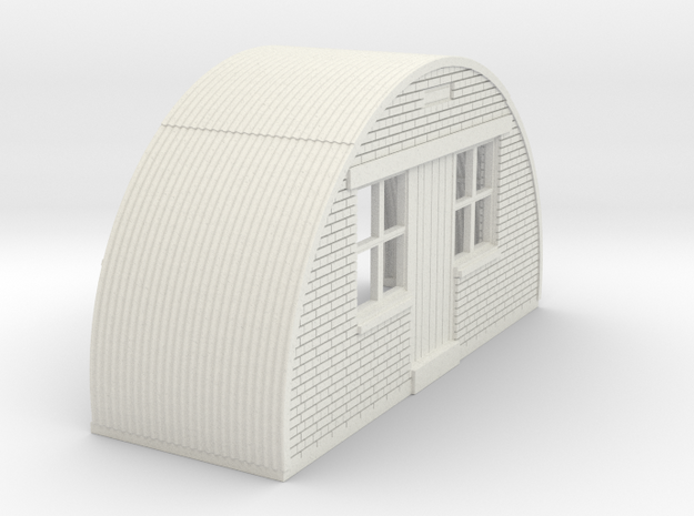 N-87-complete-nissen-hut-front-brick-16-36-1a in White Natural Versatile Plastic