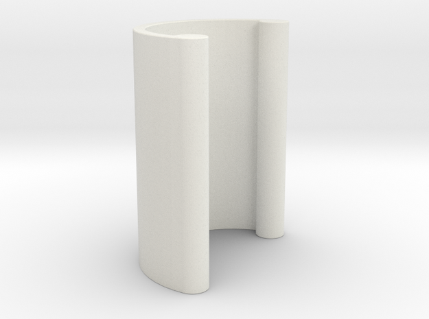 Furniture Handle 01 in White Natural Versatile Plastic