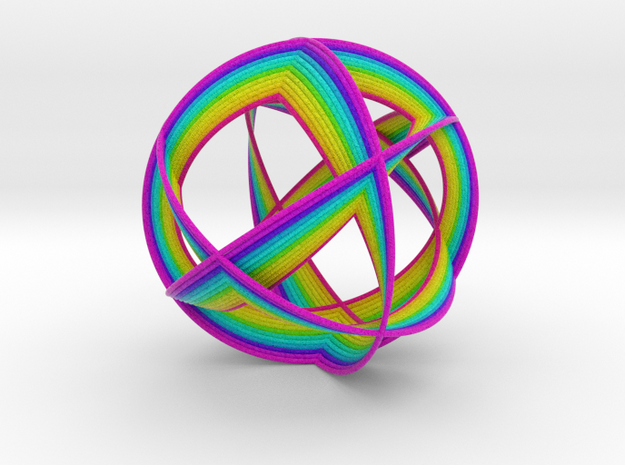 0404 Spherical Cuboctahedron (d=12cm) #005 in Full Color Sandstone