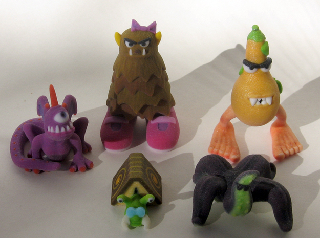 2 Inch Monsters: Batch 01 in Full Color Sandstone