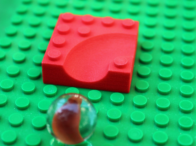 B1 Low Curve in Red Processed Versatile Plastic