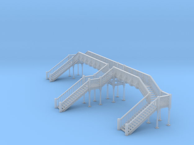Footbridge 3 N Scale in Tan Fine Detail Plastic